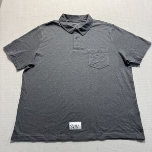 Amazon Essentials Polo Shirt Mens Sz 2XL Grey New Without Tags